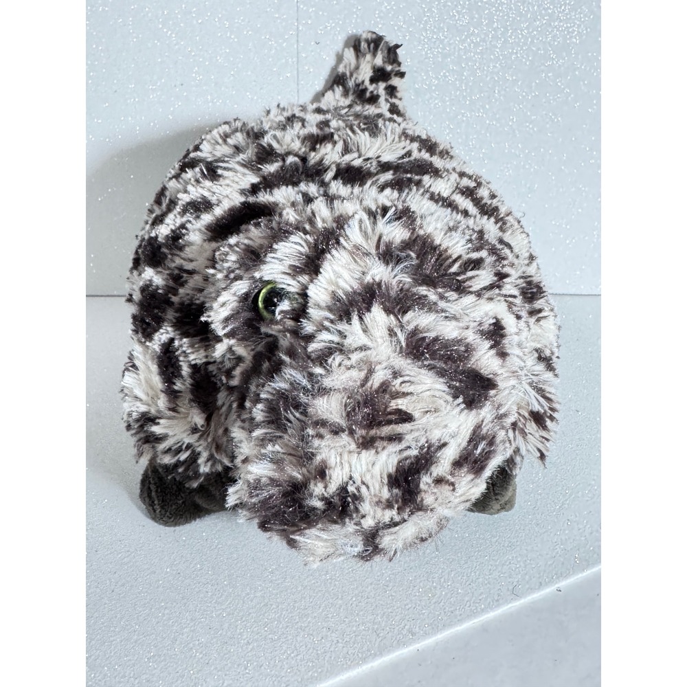 Pillow Pets Pee-Wees Dinosaur Plush Black White Spotted Spotted 11 inch Small